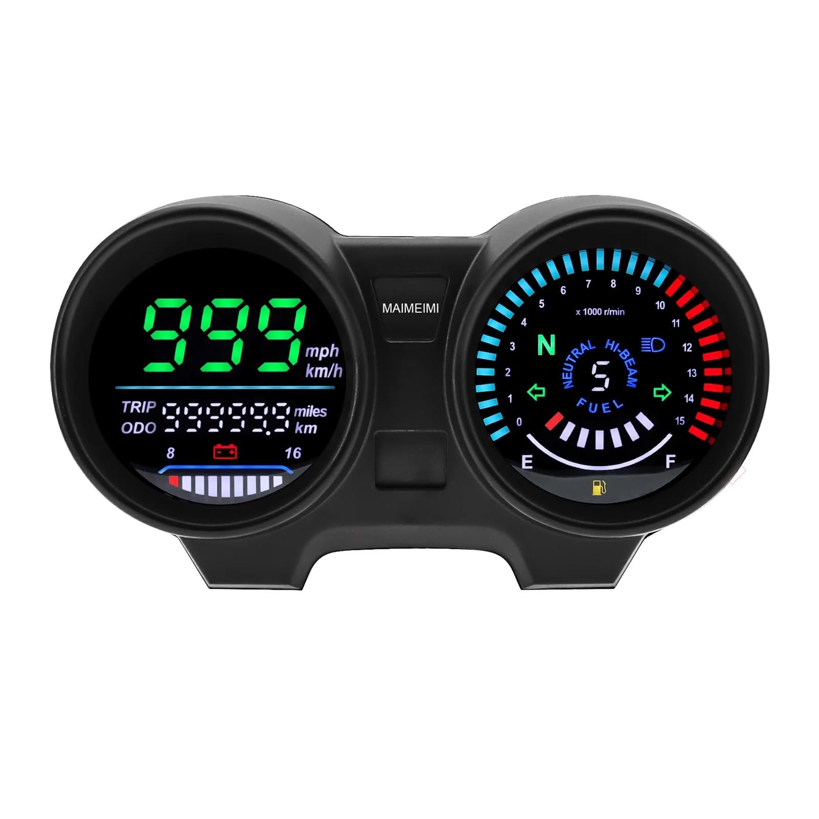 Tacho Moto Tachometer Digital Panel Geschwindigkeitsmesser für Motorrad Titan 150 für Honda 150 2004–2009 von QYDNCIOSW