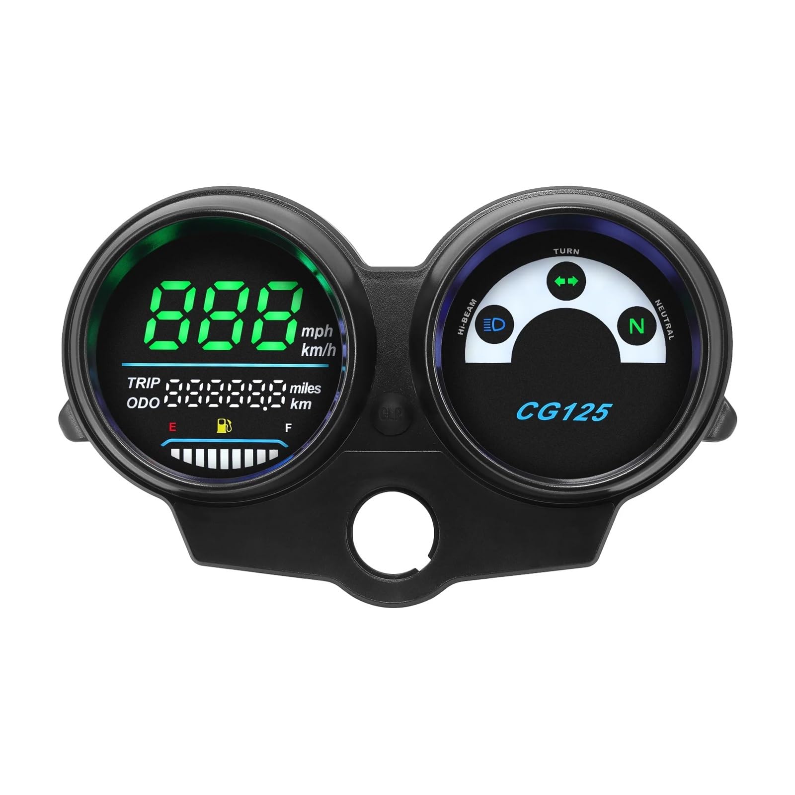 Tacho Motorrad Digital Dashboard Tachometer Geschwindigkeit Tachometer Für Honda CG125 2000 Zu 2008 Titan 150 Für Honda CG150 Fan150 von QYDNCIOSW