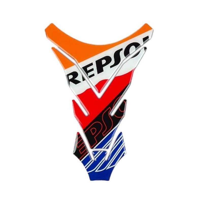 Traktionspad Motorrad 3D Motorrad Zubehör Aufkleber Aufkleber Kraftstoff Tank Pad Protector Dekorative REPSOL Für HO&ND&A HRC CB190R CBR250RR/400 CBR1000RR von QYDNCIOSW