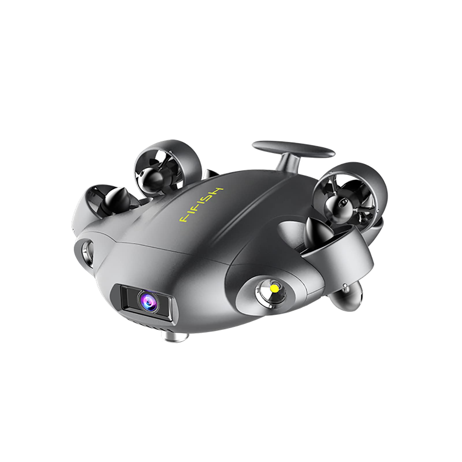 QYSEA FIFISH V6 Expert M100 Unterwasser-Drohne, verbesserte Konstruktion, professionelles ROV, mit 4K-UHD-Kamera, VR-Kopfverfolgung, 6000 lm LED, 100 m Kabel, EPP-Gehäuse, omnidirektionale Bewegung von QYSEA