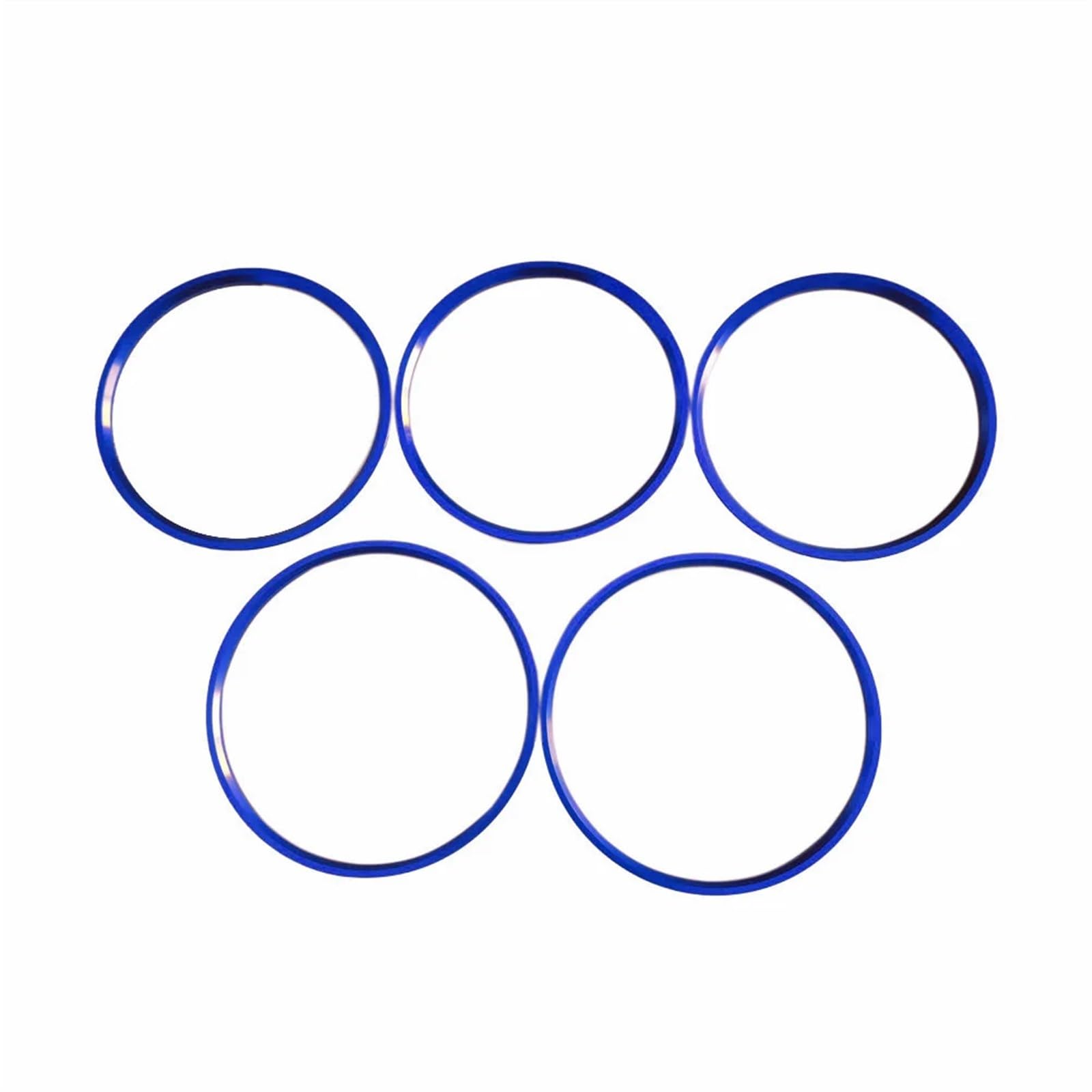 QZCDSU 5-teiliges Set Klimaanlagen-Entlüftungsauslass-Ring-Dekor for AB GLA CLA-Klasse W176 W246 C117 X156 AMG 2012–2018 Abdeckung für Wechselstromsteckdose(Blue) von QZCDSU