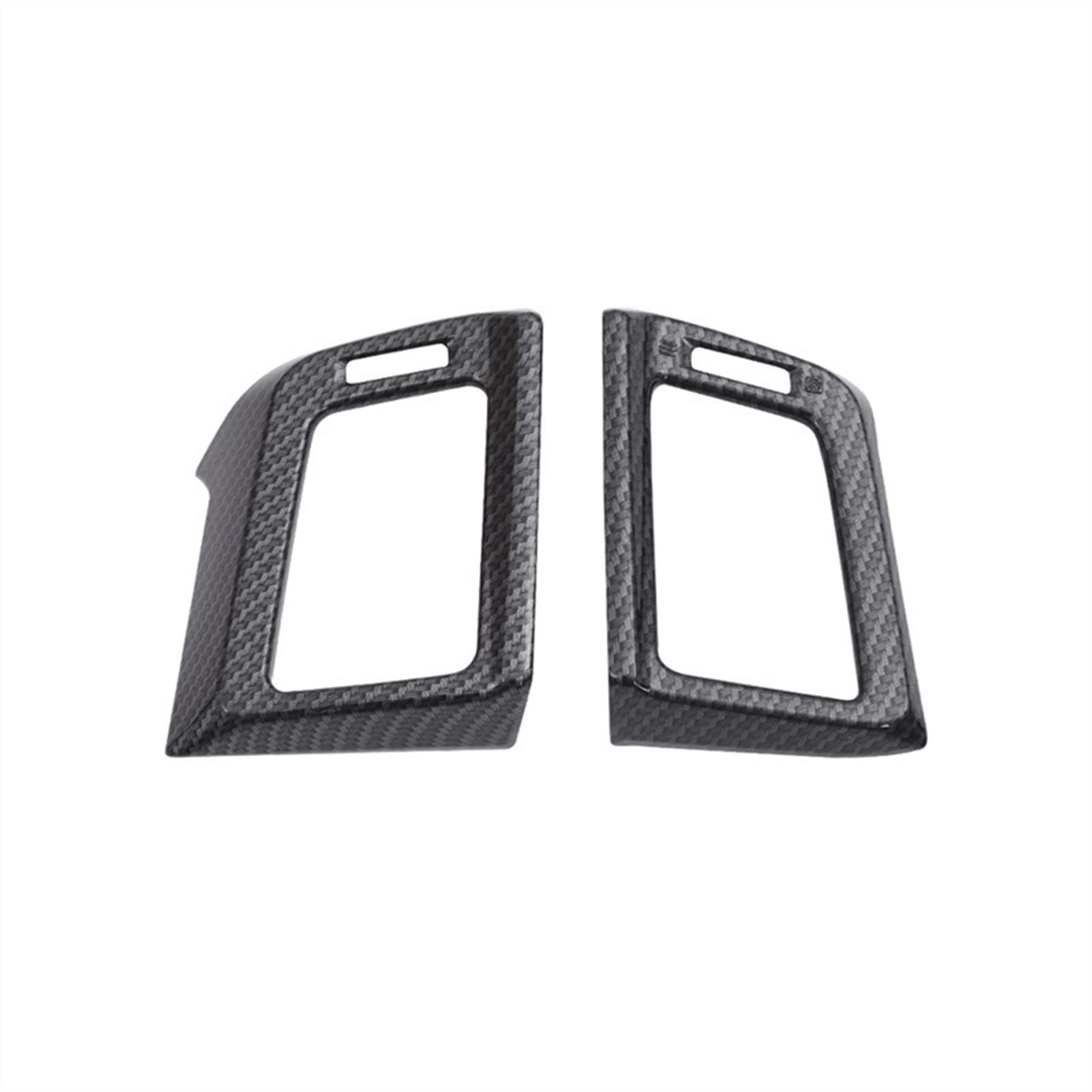 QZCDSU ABS-Kohlefaser-Farbe, Klimaanlage, Armaturenbrett-Entlüftungsabdeckung, for Toyota, for RAV4 2013 2014 2015 2016 2017 2018 Abdeckung für Wechselstromsteckdose(Carbon fiber color) von QZCDSU