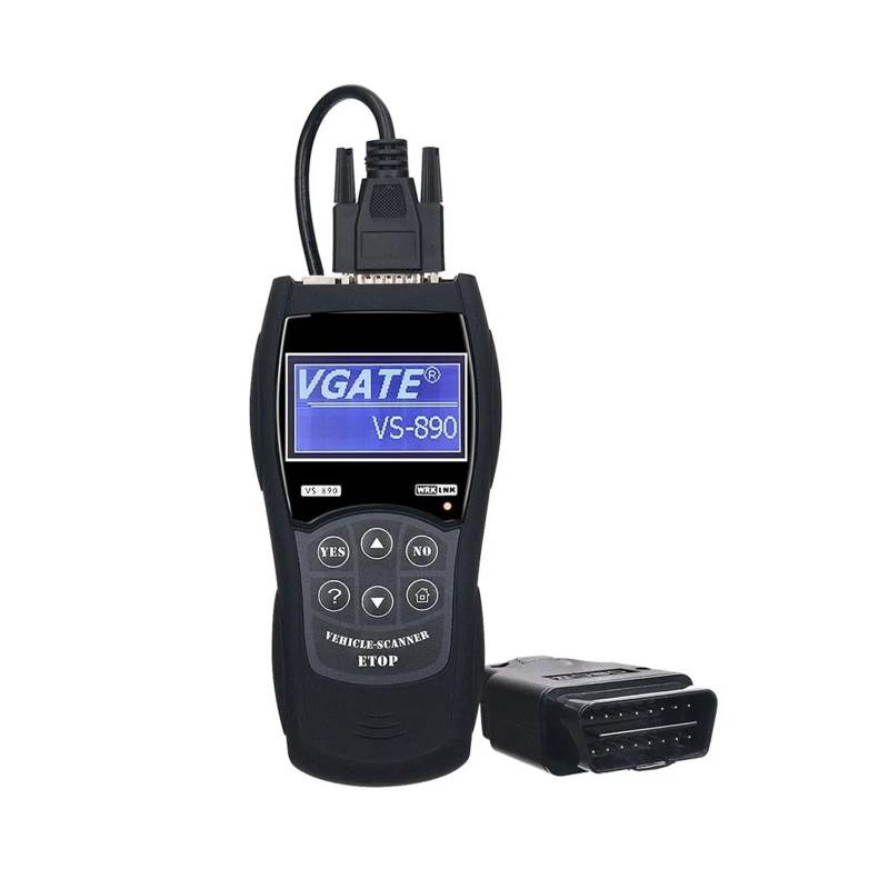 QZCX Kfz-Diagnosetool VS890S OBD2 Diagnosescanner VS890 SCAN Tool VS 890 CAN-Bus Mehrsprachir Autocodeleser Multifunktion von QZCX