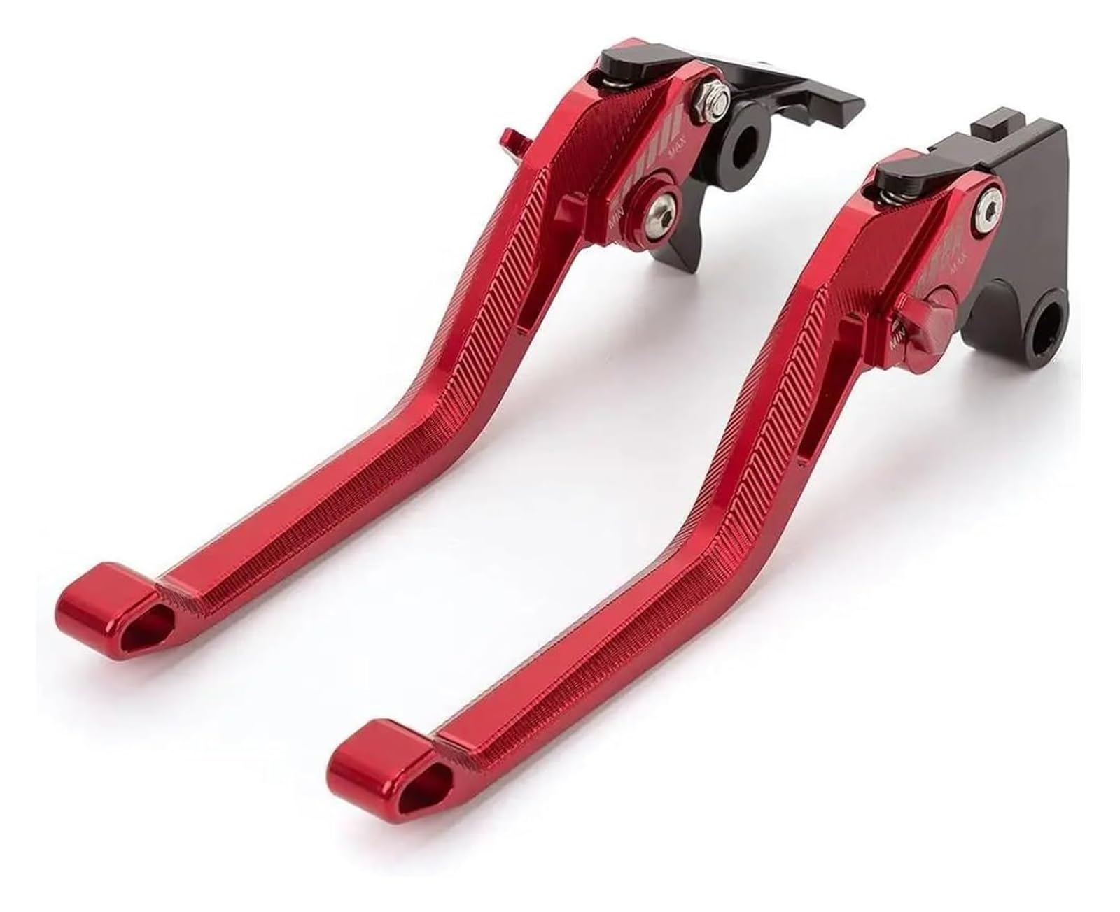 Bremsen Kupplung Stange Für FS450 Für FS 450 2017-2020 Motorrad Bremse Kupplung Hebel Aluminium Einstellbare 3D Motorrad Bremshebel Griff Griffe(Long Red) von QZQXEMEDQ