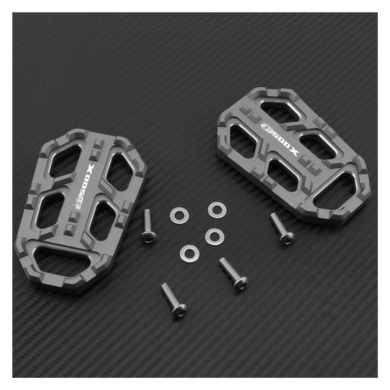 Motorrad Fußrasten Motorrad CNC Fußrasten Vorne Fußrasten Fußstützen Pedal Vergrößerung Für CB500X CB500 X Für CB500-XST Für CB500X 2015 2016 2017 2019 2018 2020(Titanium) von QZQXEMEDQ