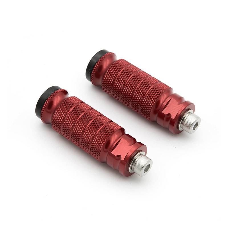 Motorrad Fußrasten Universal 8mm Fußrasten Hinten Set Für CBR650F/A CBR650R CB650F/R 2014 2015 2016 2017 2018 2019-2021 Motorrad Fußrasten Pedal Fußstützen Fußrasten(rot) von QZQXEMEDQ