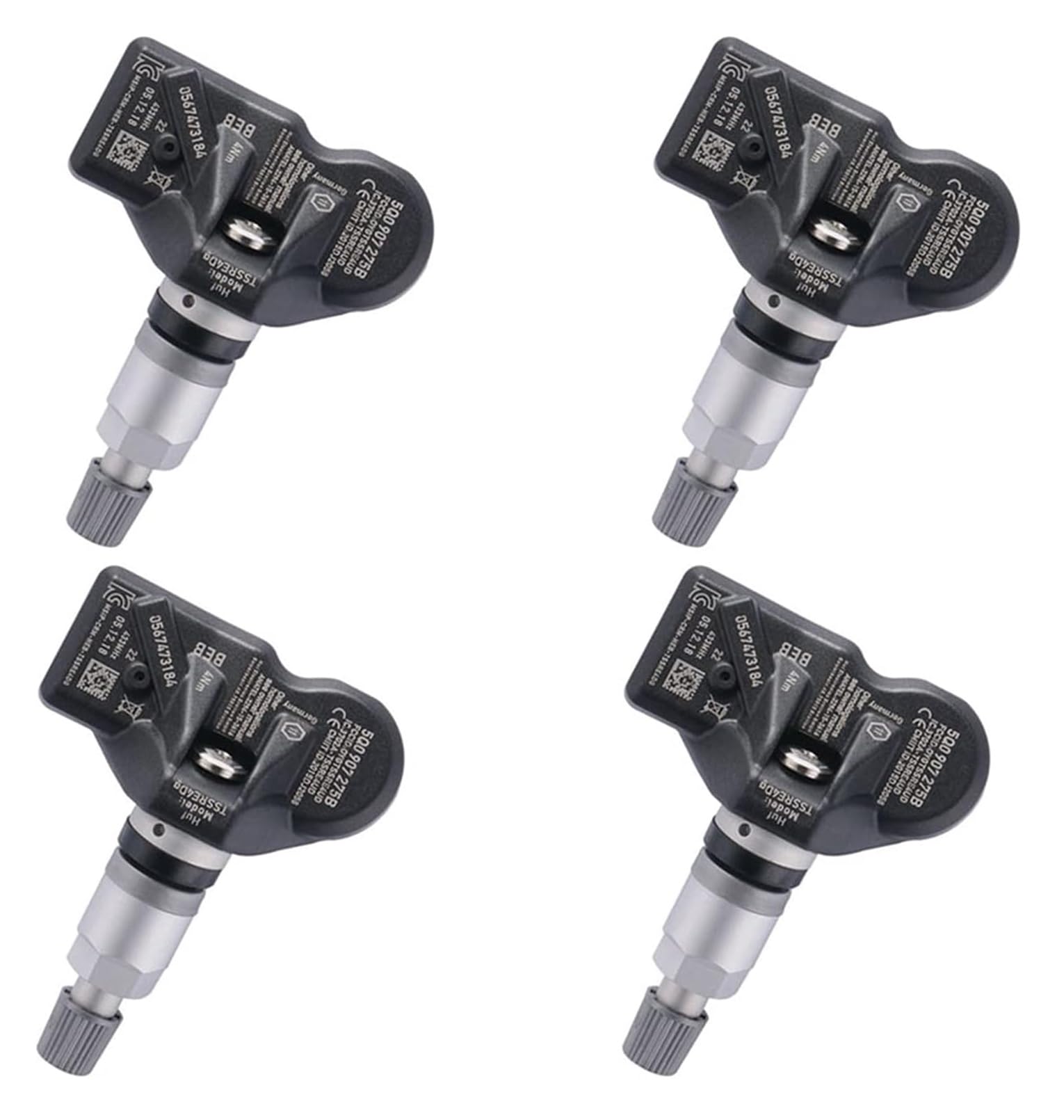 Reifensensor Für VW Für Passat Für Golf Für Touran 4 Stück Reifendrucksensor 5Q0907275B Reifendrucküberwachung((4PCS) 5Q0907275B) von QZQXEMEDQ