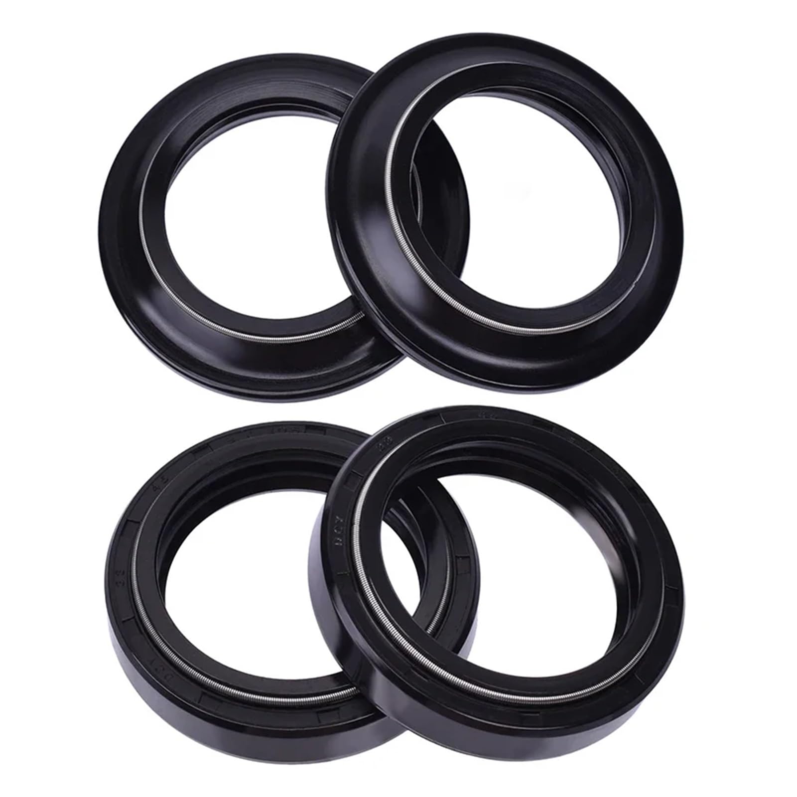 33x45x8/10.5 Motorcycle Part Shock Front Fork Oil Seal 33x45 Dust Seal For YZF-R125 YZF-R15 YZF R15 R125 SDR200 SDR(2pcs seal 2pcs cover) von QZTOYS