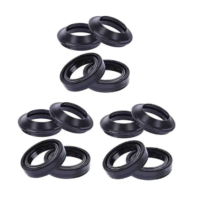 33x46x11 33 * 46 * 11 Gabel Dämpfer Öl Dichtung 33 46 Staub Abdeckung for 125 2 2001-2004 BW150 BW 150 4T LC 2000(6pcs seal 6pcs cover) von QZTOYS