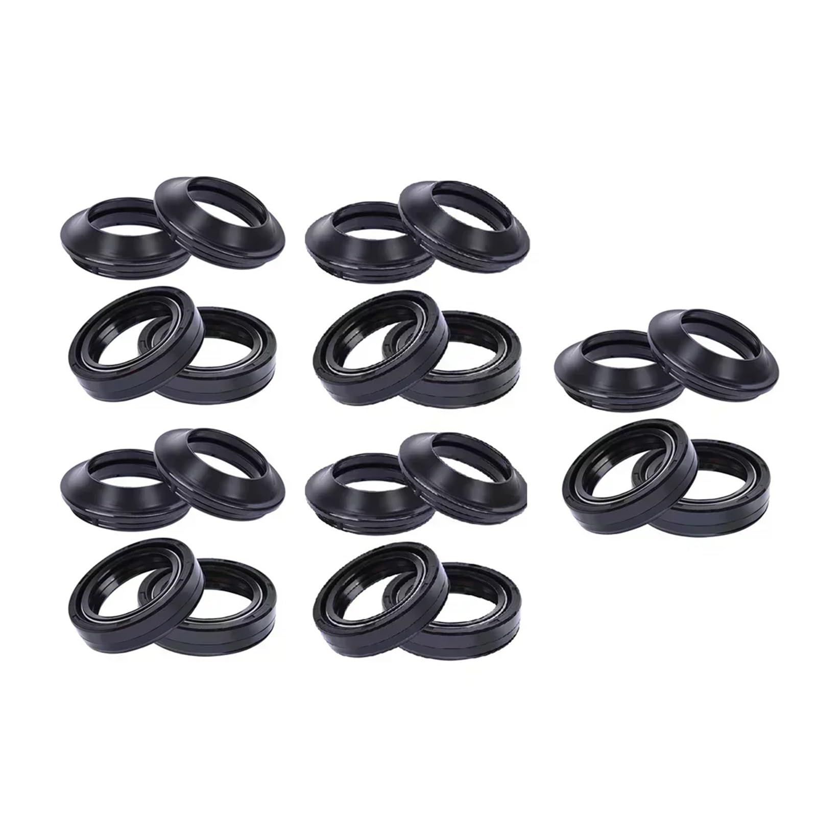 33x46x11 Gabel Dämpfer Öl Dichtung 33 46 Staub Abdeckung for CB400 CB400A for CB400F 400 CB 400(10pc seal 10pc cover) von QZTOYS