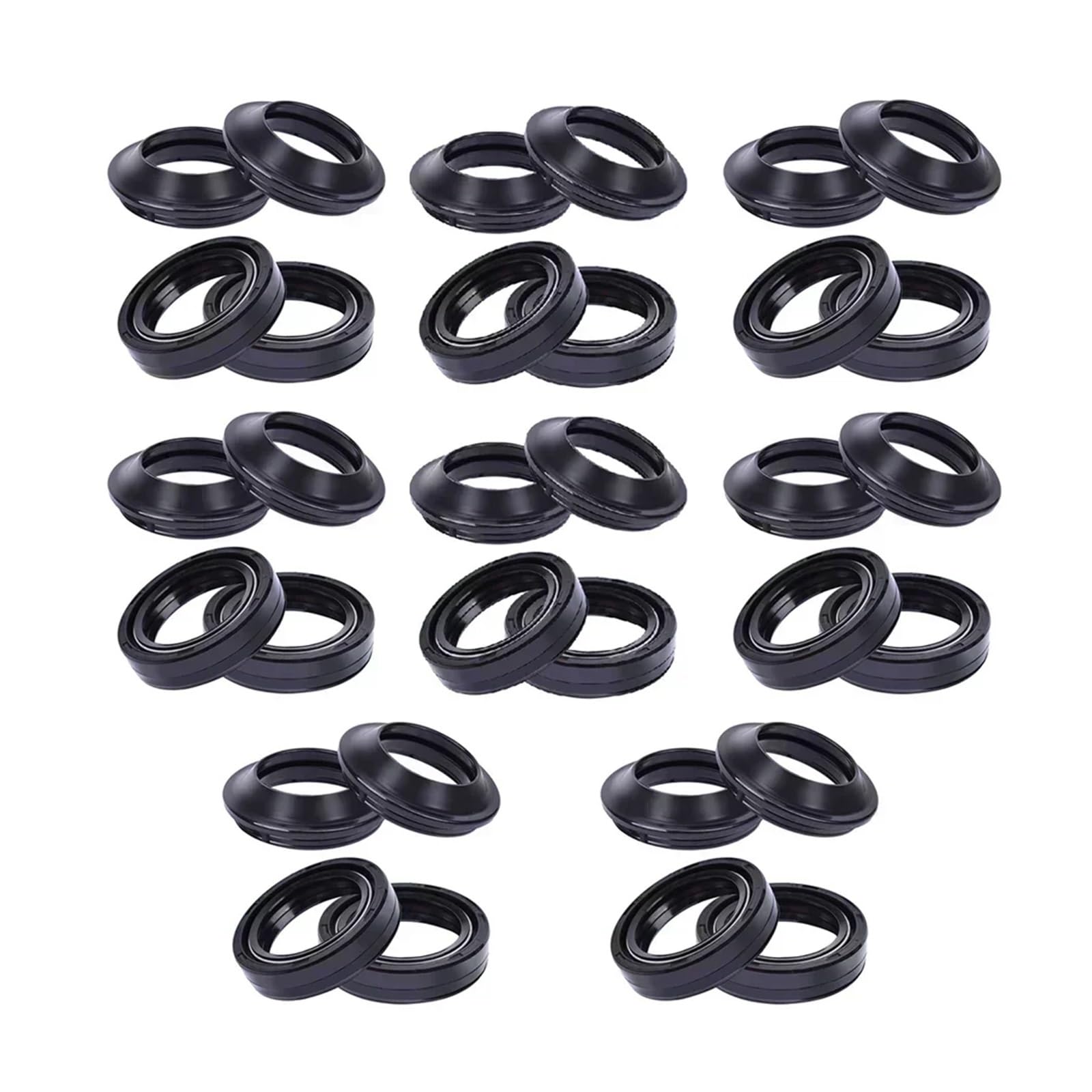 33x46x11 Gabel Dämpfer Öl Dichtung 33 46 Staub Abdeckung for CB400 CB400A for CB400F 400 CB 400(16pc seal 16pc cover) von QZTOYS