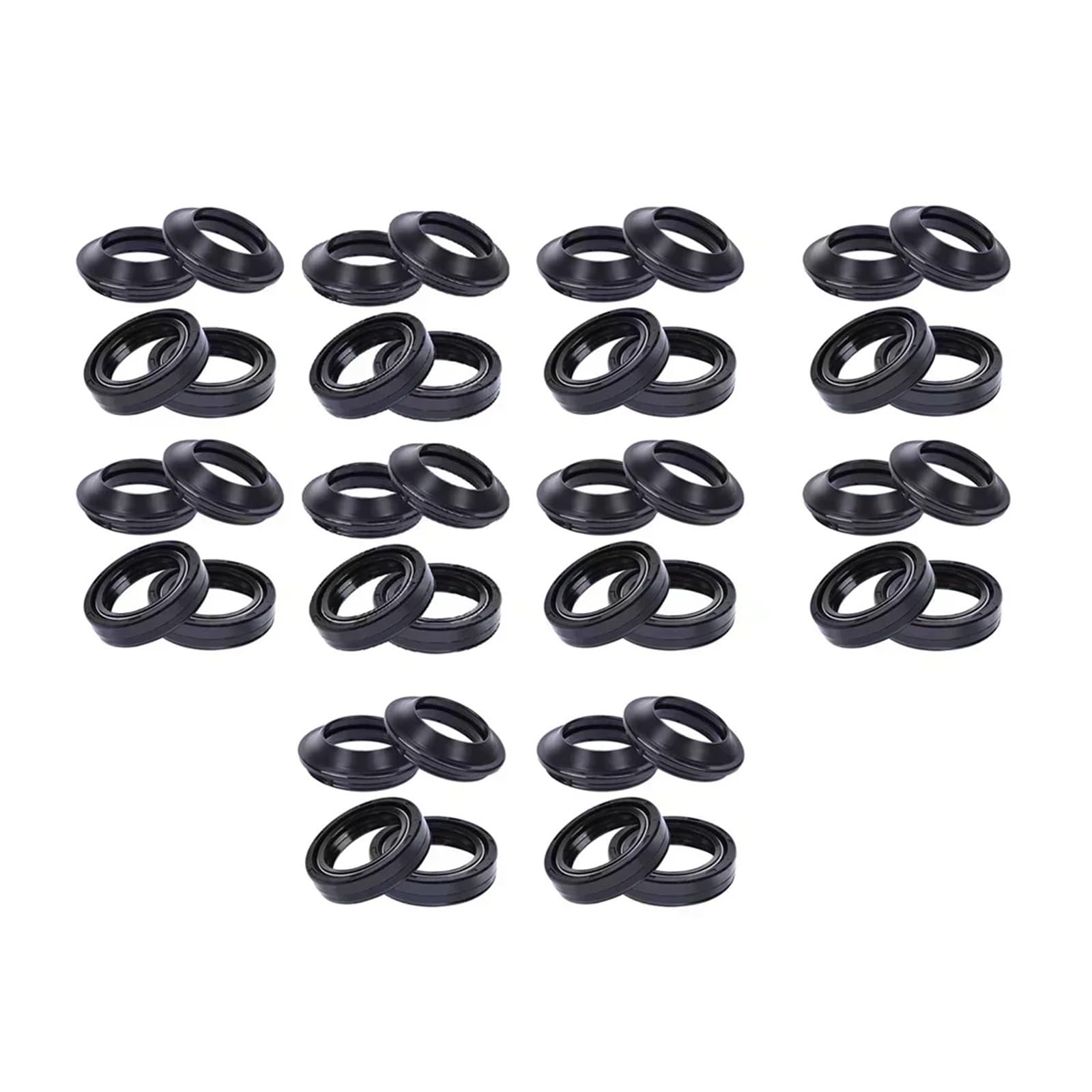 33x46x11 Gabel Dämpfer Öl Dichtung 33 46 Staub Abdeckung for XL125 XL125R X-L 125 R-C 82 FES150 2001-05 150 99 FES 150(20pc seal 20pc cover) von QZTOYS