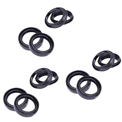 35/48/11mm Vorderradgabel Öl Staub Dichtungen Kit Set for GS750E 1979-1981 GS550E 1978-1980 GS500 750E GS 500EN RM80 100 TS125X(6pcs oil 6pcs dust) von QZTOYS