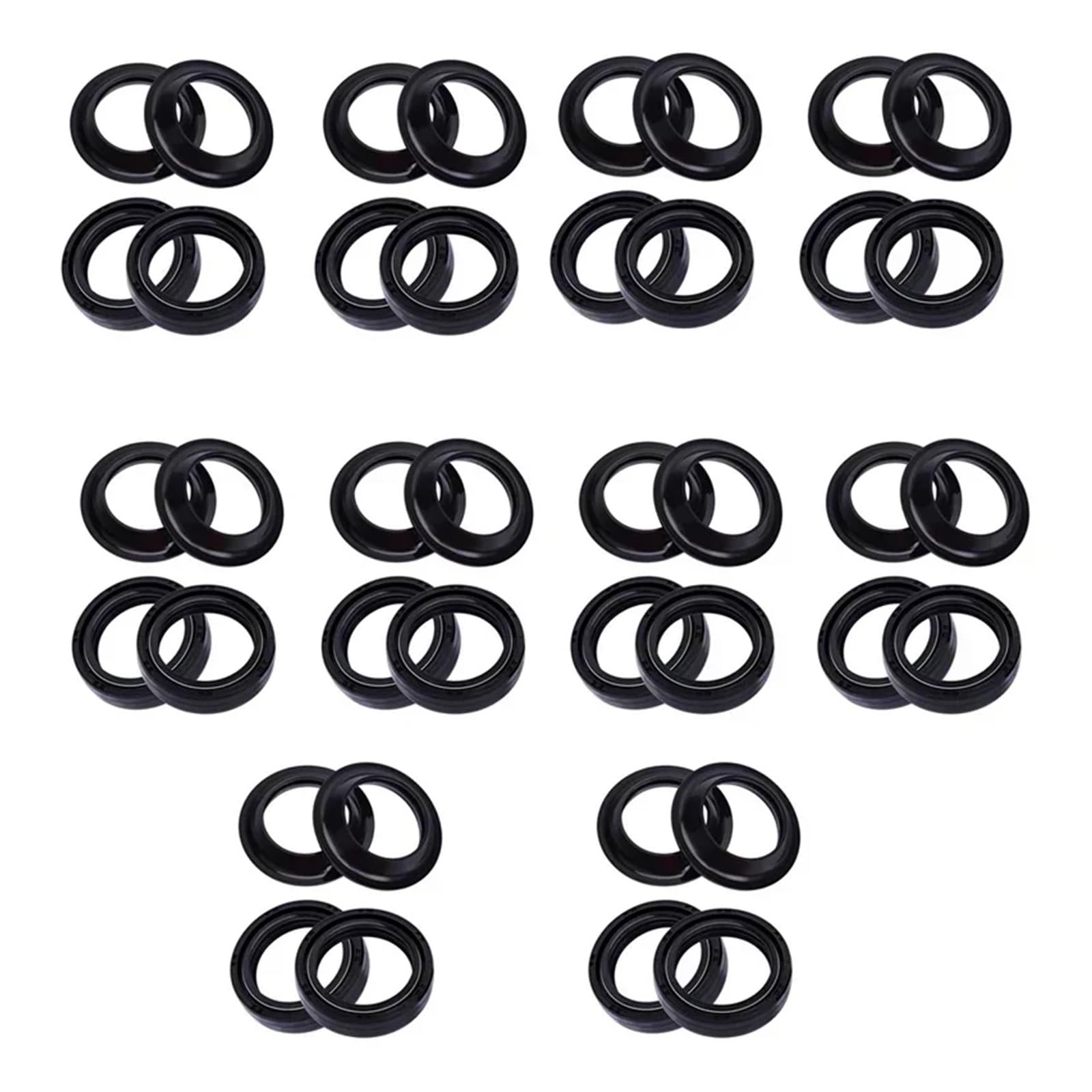 35x48x11 35 * 48 Motorrad Gabel Dämpfer Öl Dichtung 35 48 Staub Abdeckung for XLH883 XLH1000 XLH 883 1000(20pc seal 20pc cover) von QZTOYS