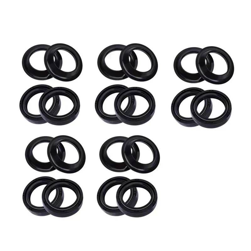 35x48x11 35 * 48 Motorrad Gabel Dämpfer Öl Dichtung 35 48 Staub Abdeckung for ZX550 ZX550A ZX 550 Z900 Z900Z Z 900(10pc seal 10pc cover) von QZTOYS