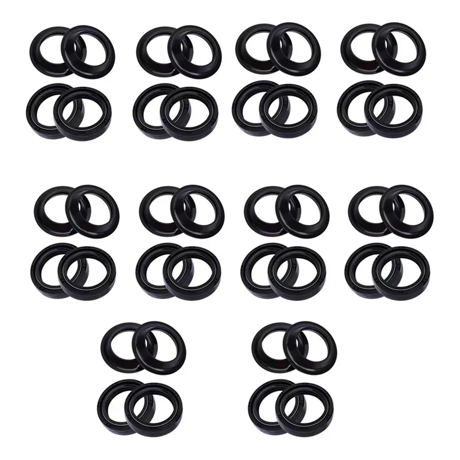 35x48x11 35 * 48 Motorrad Gabel Dämpfer Öl Dichtung 35 48 Staub Abdeckung for ZX550 ZX550A ZX 550 Z900 Z900Z Z 900(20pc seal 20pc cover) von QZTOYS