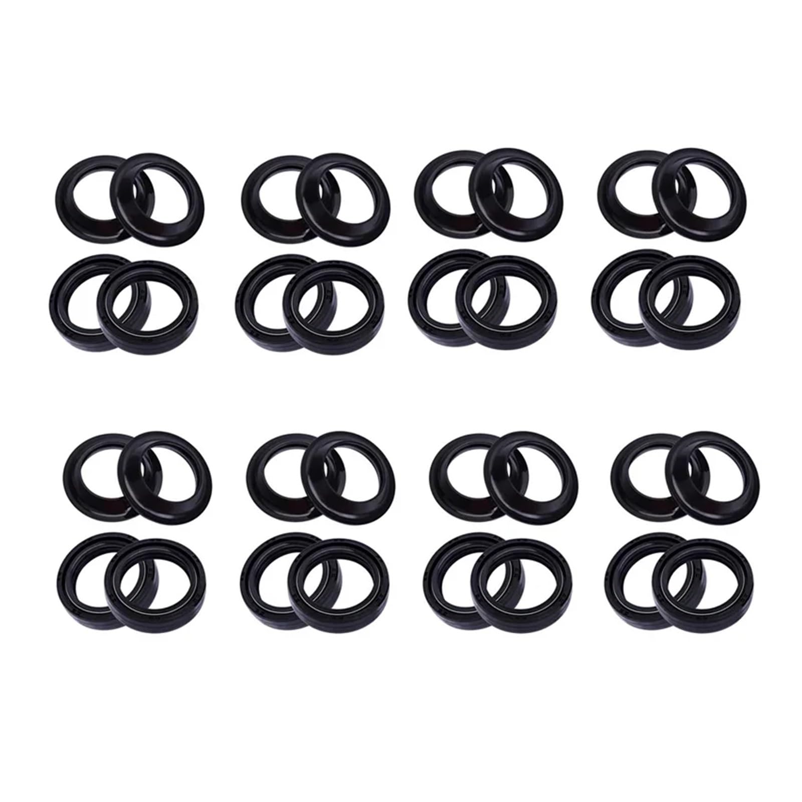 35x48x11 35 * 48 Motorrad Zubehör Gabel Dämpfer Öl Dichtung 35 48 Staub Abdeckung for 125 RV RX RX125 125 RV125(16pc seal 16pc cover) von QZTOYS