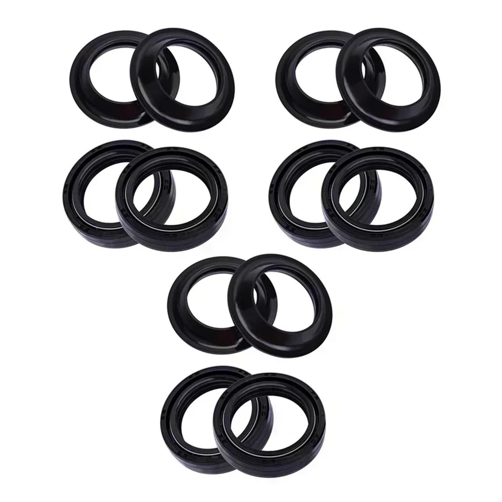 35x48x11 35 48 Front Fork Damper Oil Seal & Dust Cover For GS650G GS650GL GS650 GX GS 650 XN850 85D XN 850(6pcs seal 6pcs cover) von QZTOYS