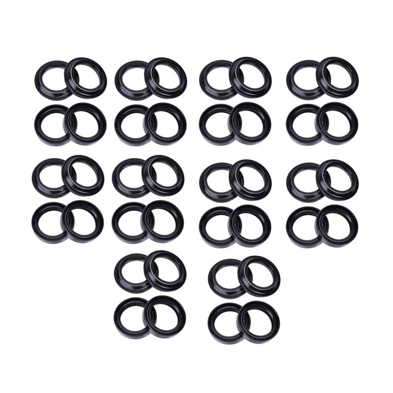 37x50x11 37 * 50 * 11 Motorcycle Front Shock Fork Damper Oil Seal 37 50 Dust Cover Lip For GL650 GL 650(20pc seal 20pc cover) von QZTOYS