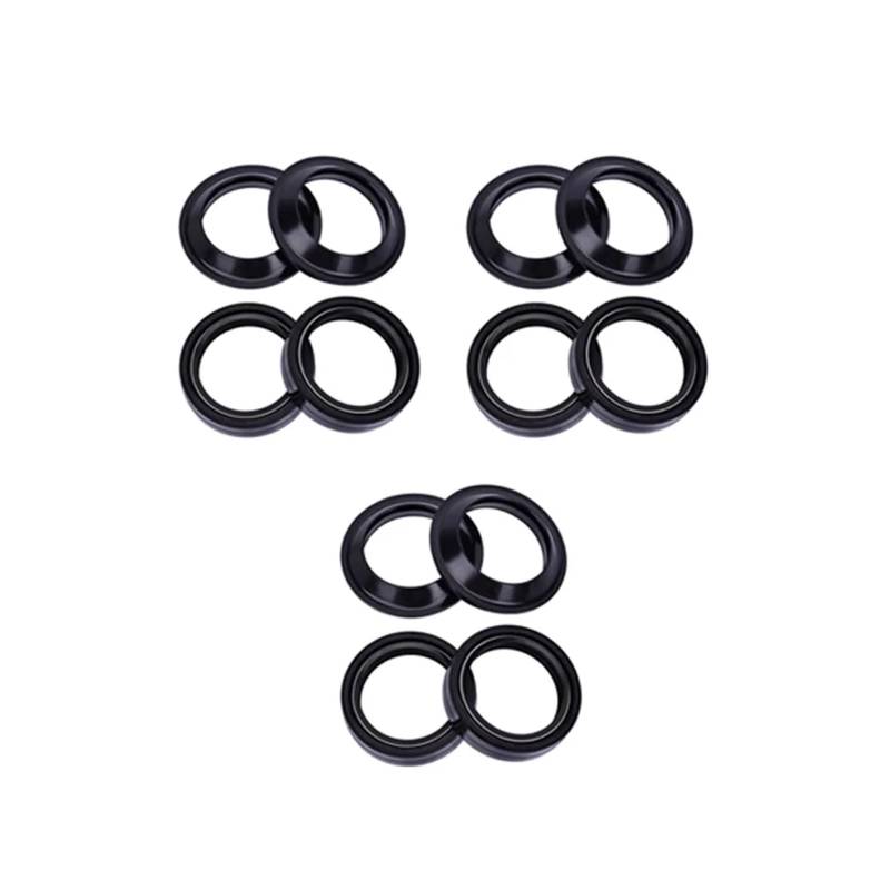 38x50x11 38 * 50 * 11 Front Shock Fork Damper Oil Seal 38 50 Dust Cover Lip For V 35 TT 350 1984 V 65 TT 650 1986-1995(6pcs seal 6pcs cover) von QZTOYS