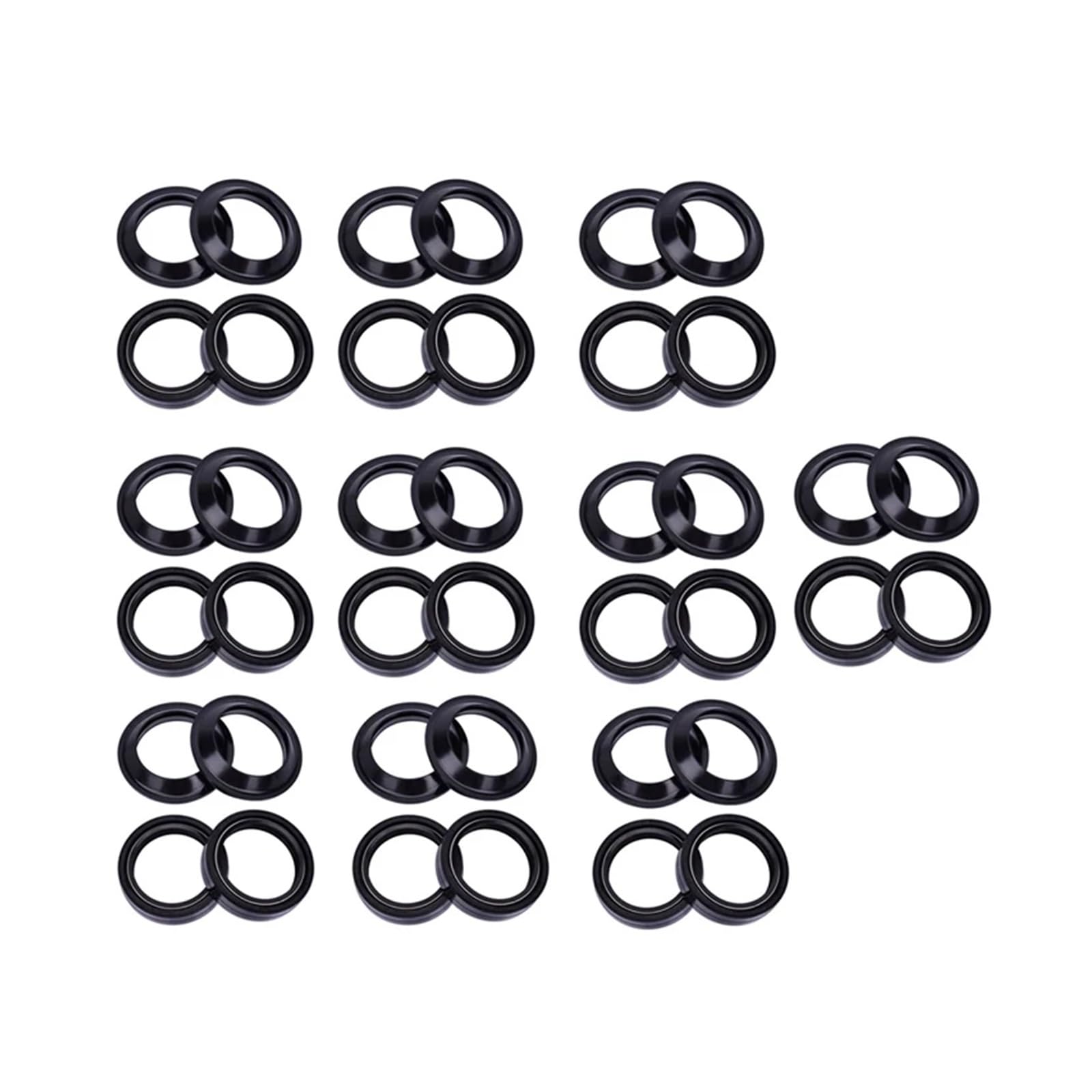 39x51x8 39 * 51 * 8 Motorcycle Front Shock Fork Damper Oil Seal Spring 39 51 Dust Cover Lip For 1AE-23145-00 For 39 TECH(20pc seal 20pc cover) von QZTOYS