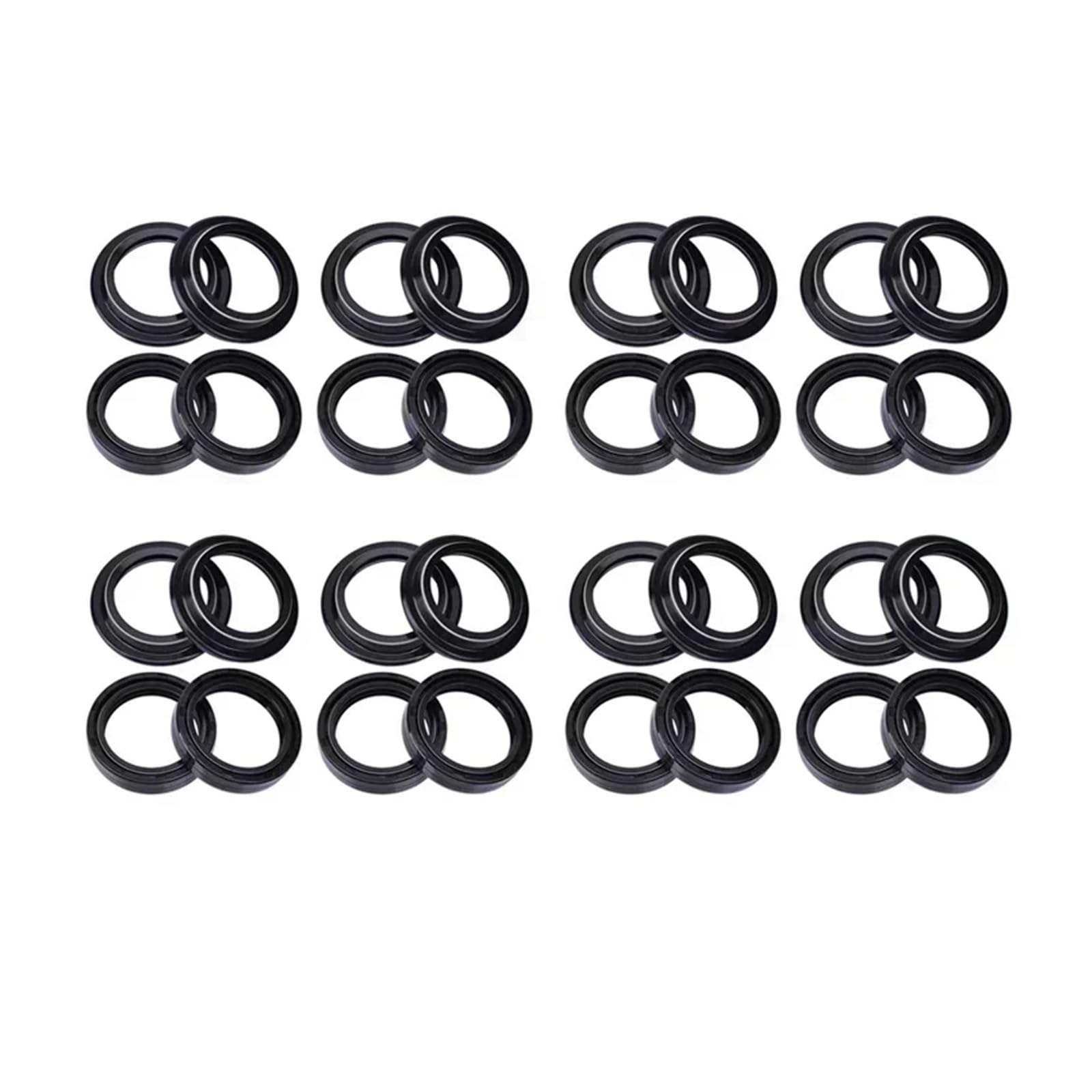 41x53x8 41 * 53 Motorcycle Front Shock Fork Damper Oil Seal 41 53 Dust Cover For ZX-6R 95-97 ZX6R 2003-04 ZX636 ZX 6R 636(16pc seal 16pc cover) von QZTOYS