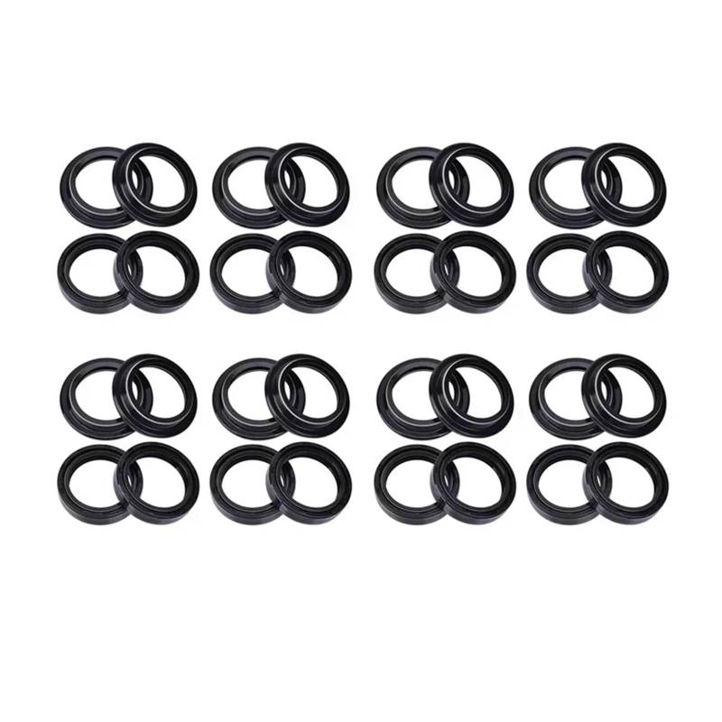 41x53x8 41 * 53 Motorcycle Front Shock Fork Damper Oil Seal 41 53 Dust Cover For ZX-6R 95-97 ZX6R 2003-04 ZX636 ZX 6R 636(16pc seal 16pc cover) von QZTOYS