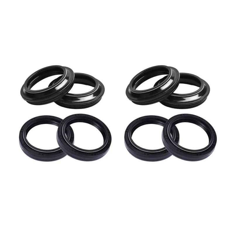 41x53x8 41 53 8 Front Fork Damper Oil Seal & 41x53 Dust Seal Lip For FZR600R FZR600 FZR1000 EXUP GENESIS FZR 600 1000(4pc seal 4pc Cover) von QZTOYS