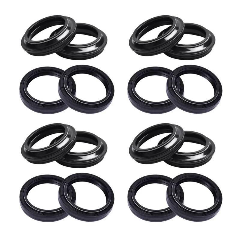 41x53x8 41 53 8 Motorrad Gabel Dämpfer Öl Dichtung & 41x53 Staub Dichtung Lip for EN 500 GPZ 900 ZX-6R ZX636 ZX6R ZX-7R(8pc seal 8pc Cover) von QZTOYS