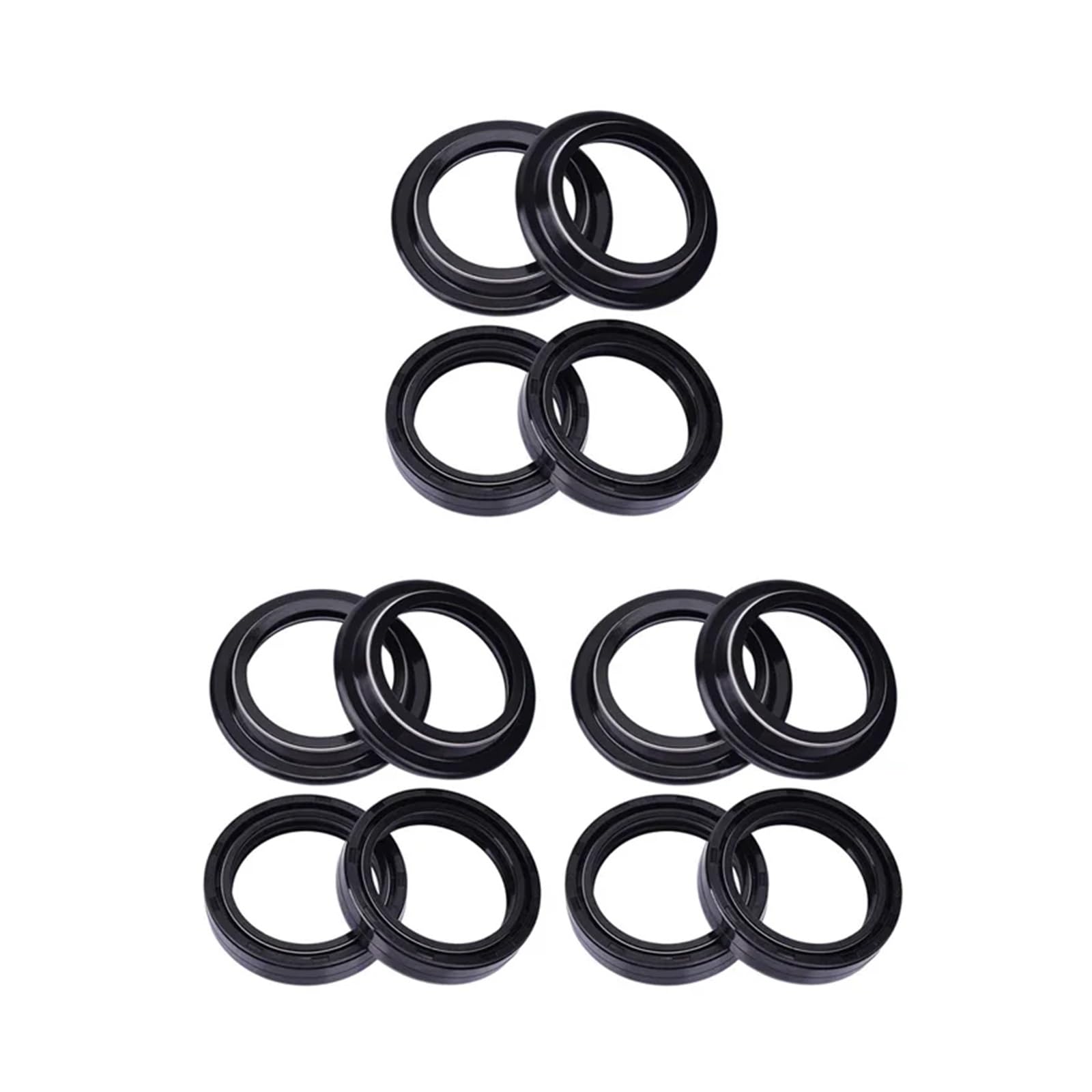 41x54x11 41 54 11 Motorcycle Fork Oil Seal and 41x54 Dust Seal Lip For VT1100 VT1100C VT1100C2 VT1100C3 1100(6pcs seal 6pcs cover) von QZTOYS