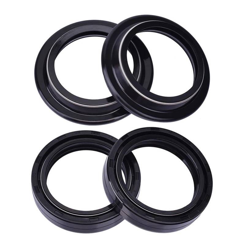 41x54x11 41 54 11 Motorcycle Front Fork Damper Oil Seal 41x54 Dust Cover Lip For RVF400 NC35 VFR400 NC24 NC30 RVF VFR 400(2pcs seal 2pcs cover) von QZTOYS