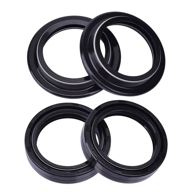 41x54x11 41 54 Motorcycle Fork Damper Oil Seal & 41x54 Dust Cover Lip For VF1100 VF1100C VF1100S V65 Magna Sabre VF 1100(2pcs seal 2pcs cover) von QZTOYS