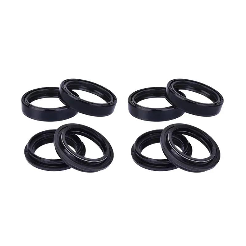 43x53x9.5/11.5 Motorcycle Accessories Shock Front Fork Oil Seal 43 53 Dust Seal For EXC400 MXC400 MXC For E.X/C 400 1190 RC8 RC8R(4pcs seal 4pcs cover) von QZTOYS