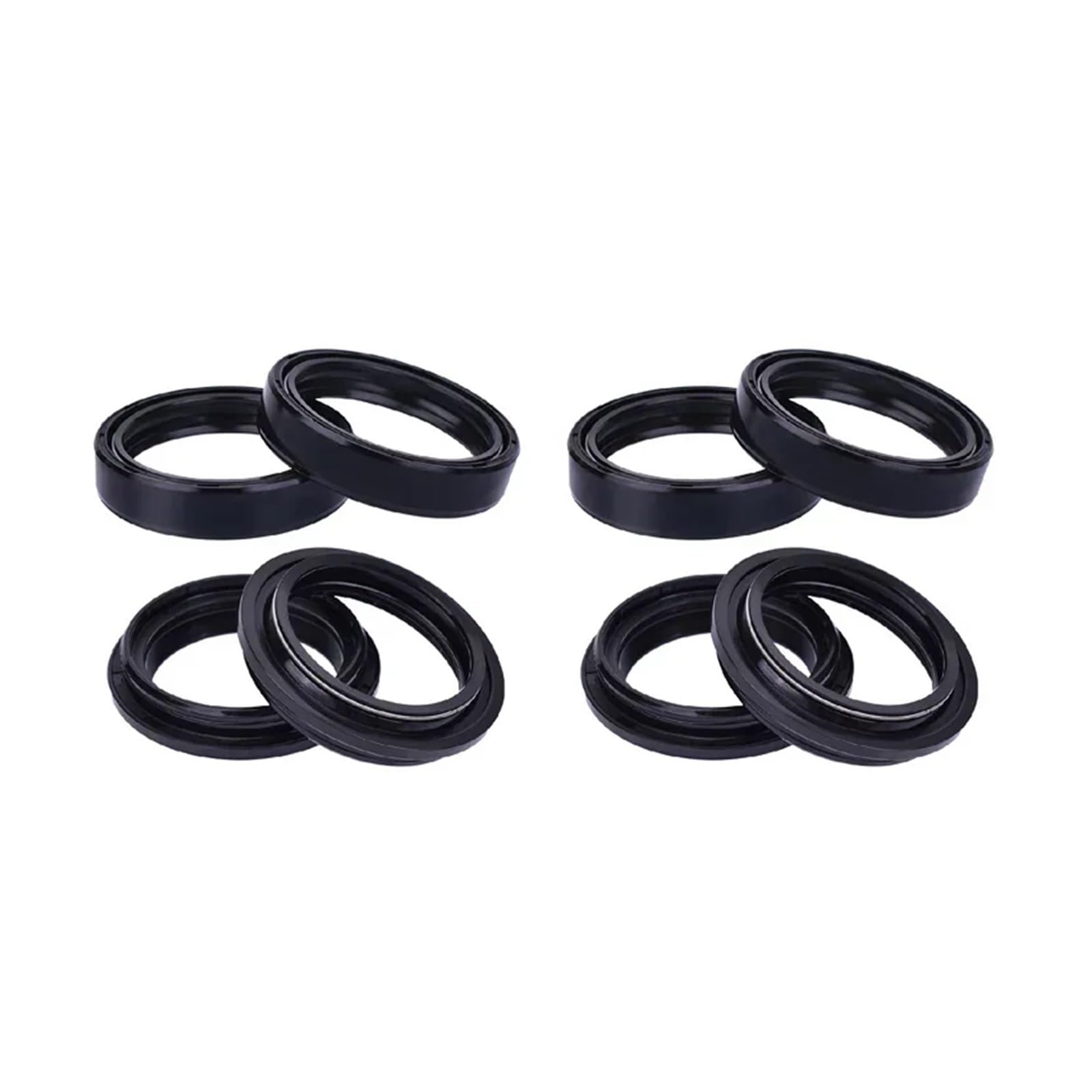 43x53x9.5/11.5 Shock Front Fork Oil Seal & 43 53 Dust Seal For SX105 XC SX 105 XC105 RC125 RC200 R-C 125 200(4pcs seal 4pcs cover) von QZTOYS