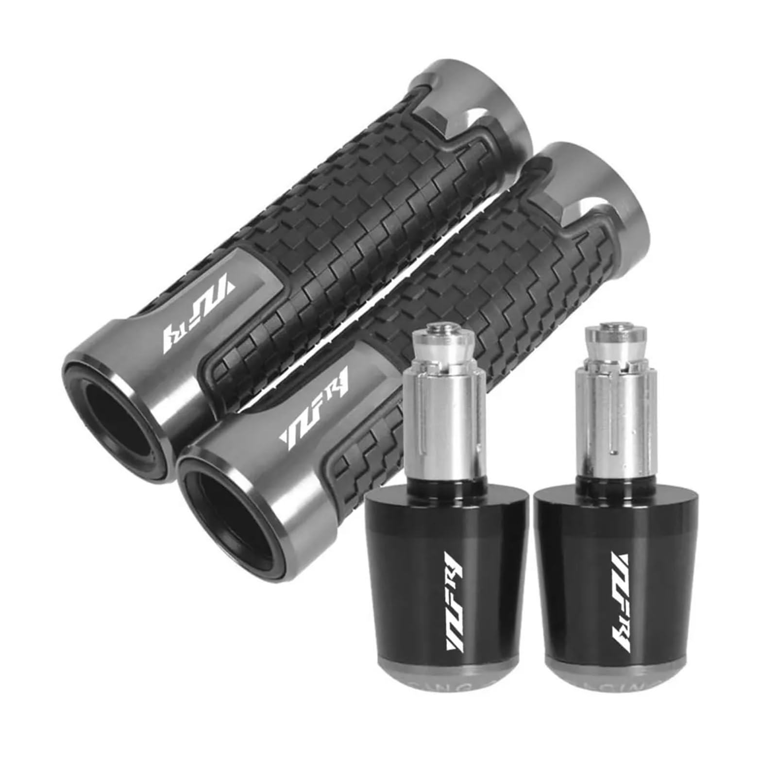 Lenkerendstopfen Für Yam&aha YZF YZFR1 1998–2016 2017 2018 2019 2020 Motorrad 7/8 Zoll 22 Mm Lenker Handgriffe Griff Bar Endkappenstecker von QZWSRIWL