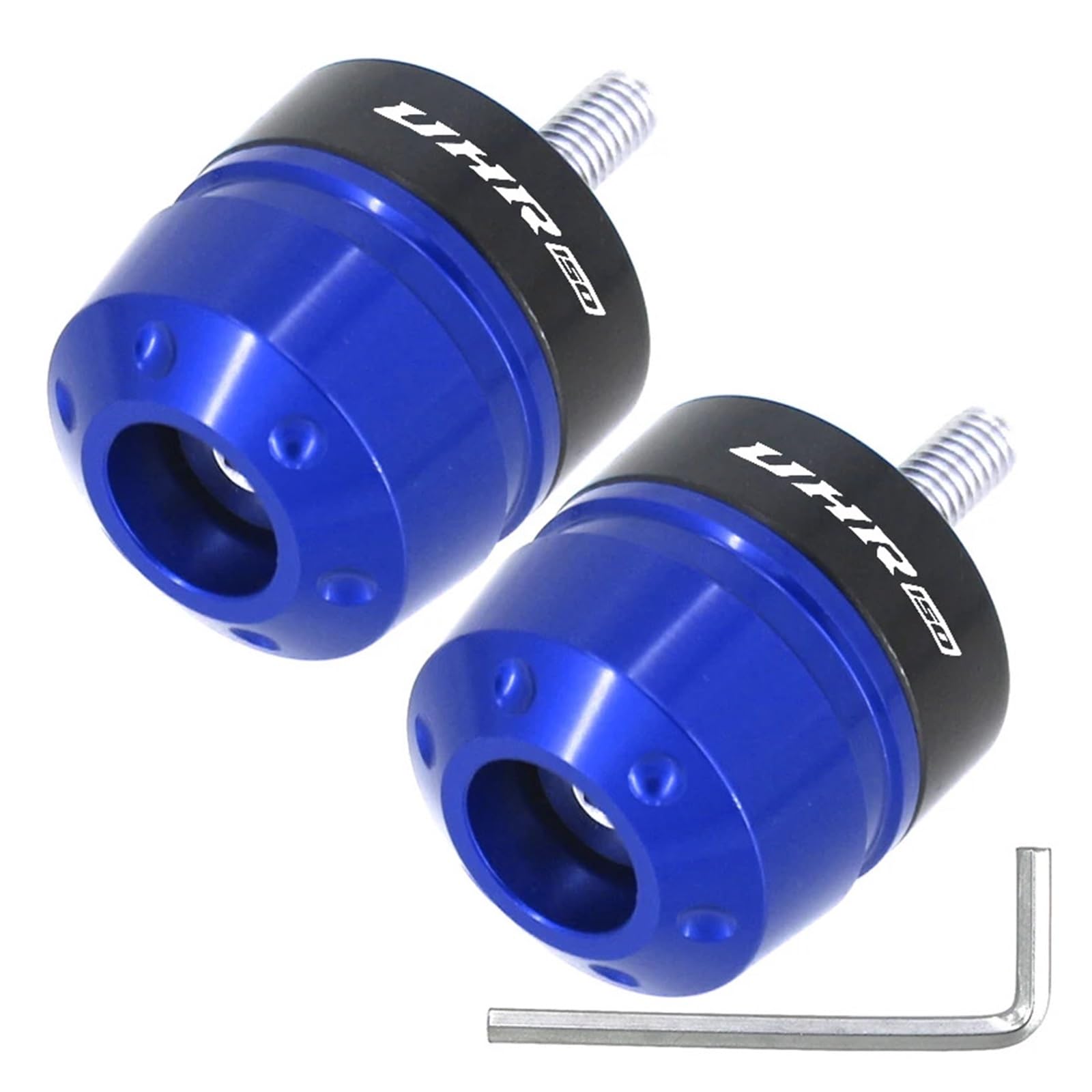 Lenkerendstopfen Motorrad Zubehör Griff Bar End Kappe Anti Vibration Slider Stecker Für HAOJUE UHR150 UHR125 Uhr 150 Uhr 125 von QZWSRIWL