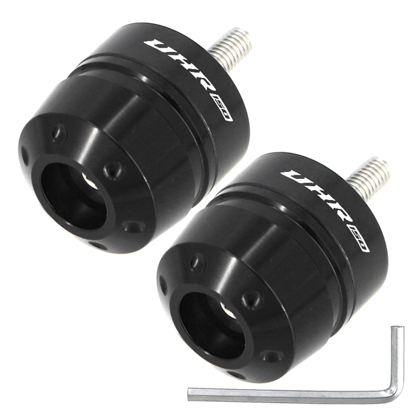 Lenkerendstopfen Motorrad Zubehör Griff Bar End Kappe Anti Vibration Slider Stecker Für HAOJUE UHR150 UHR125 Uhr 150 Uhr 125 von QZWSRIWL