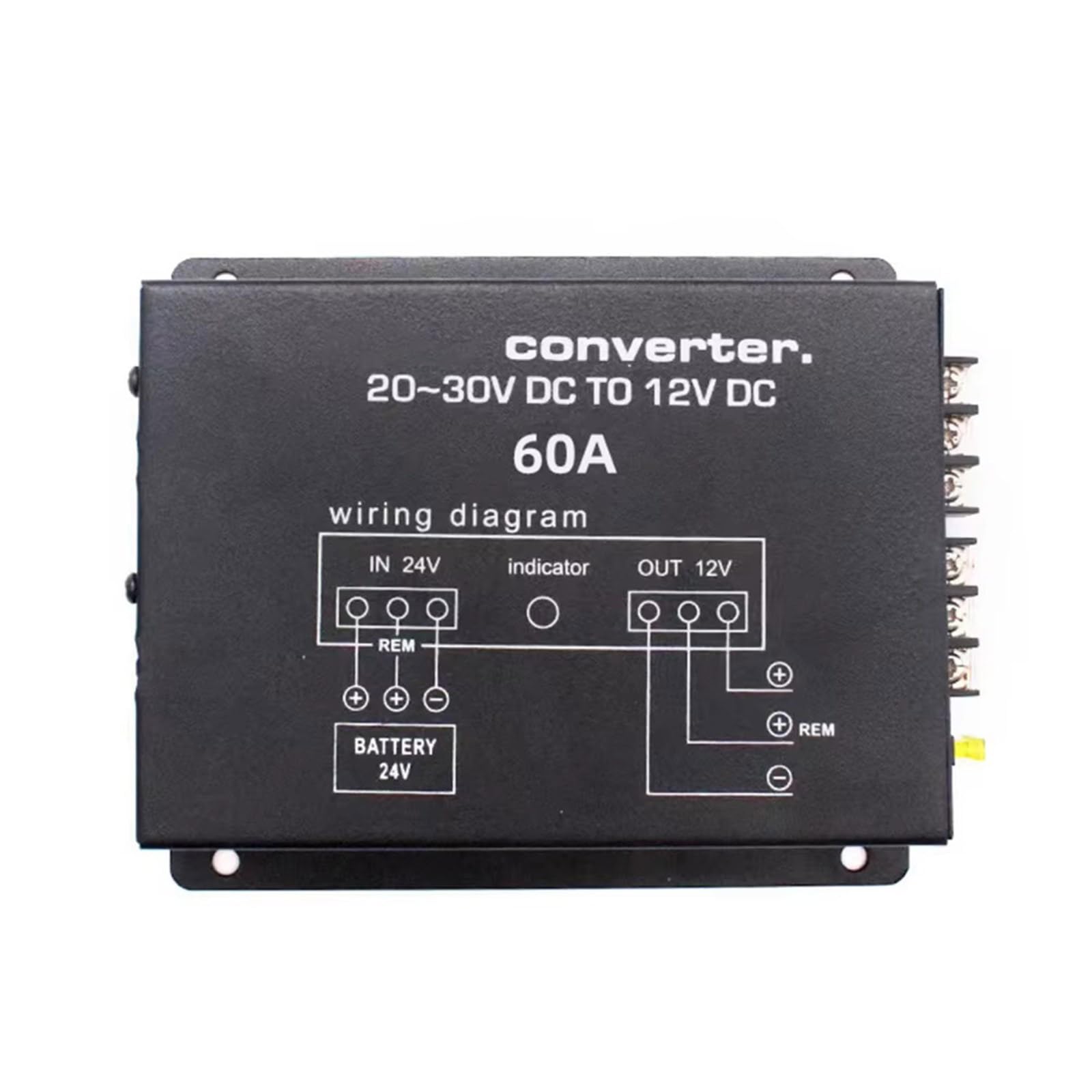 Qaonsciug 720W-1200W LKW Spannungsregler Netzteiladapter 24V Bis 12V Mit Kontinuierlicher Stromversorgung Für Autoelektronik von Qaonsciug