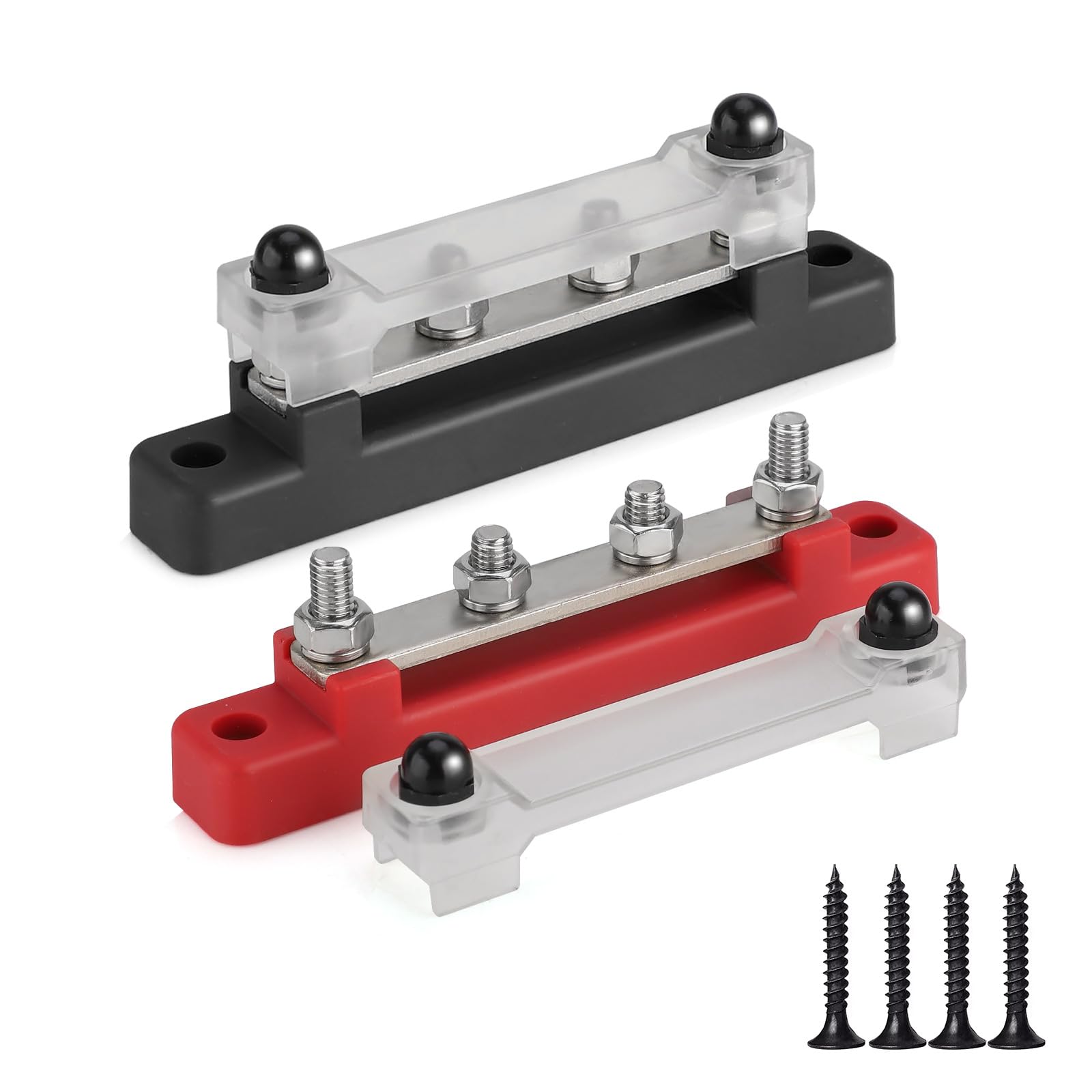 Qaonsciug Robuste 150-A Klemmen Stromverteilerblock Klemmenkasten (1/4 Zoll) Klemmen Bolzen Module Designs 48 V von Qaonsciug