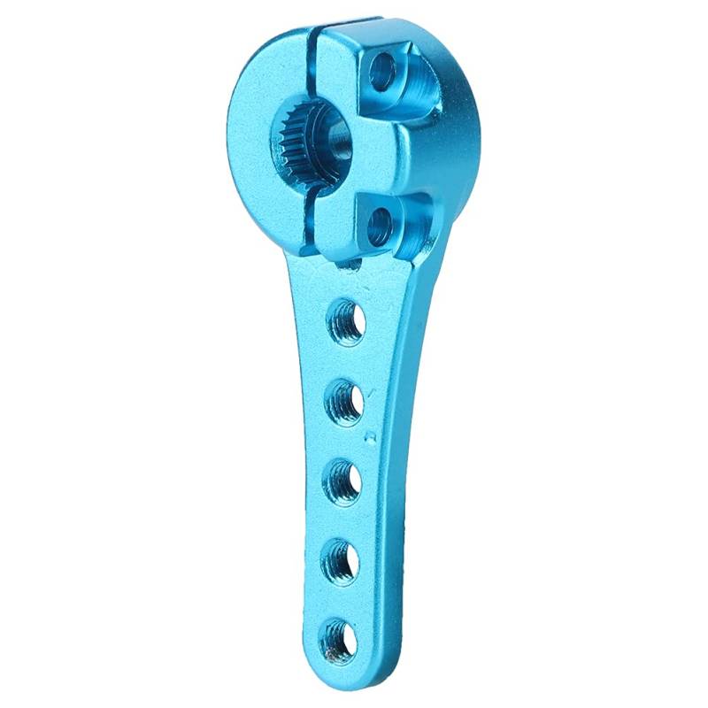 Modellautozubehör, Arm, Praktischer Stabiler Servohornarm für Rc für DIY-Projekt Lenkservohorn (N10242B blau) von Qcwwy