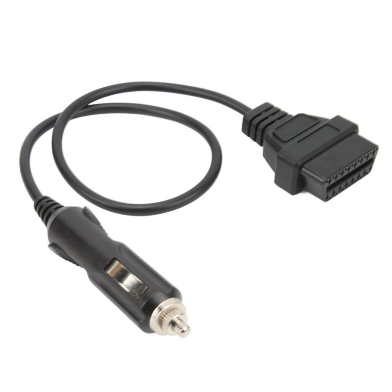 OBD2-Stecker auf Zigarettenanzünder-Speicherschoner-Adapterkabel, Auto-OBDII-Notstromkabel, Auto-OBD2-Fahrzeug-ECU-Notstromkabel, OBDII-Notstromkabel, Auto-Speicherschoner, 16-polige Buchse von Qcwwy