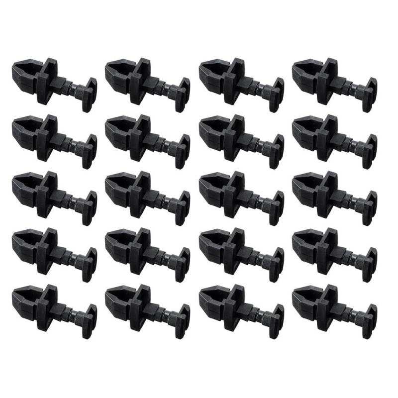 Qerwsdty 20er-Pack Schwarze Kühlschrank-Clips 617772, Ersatzriegel für Service-Entlüftungstüren Von Kühlschränken von Qerwsdty