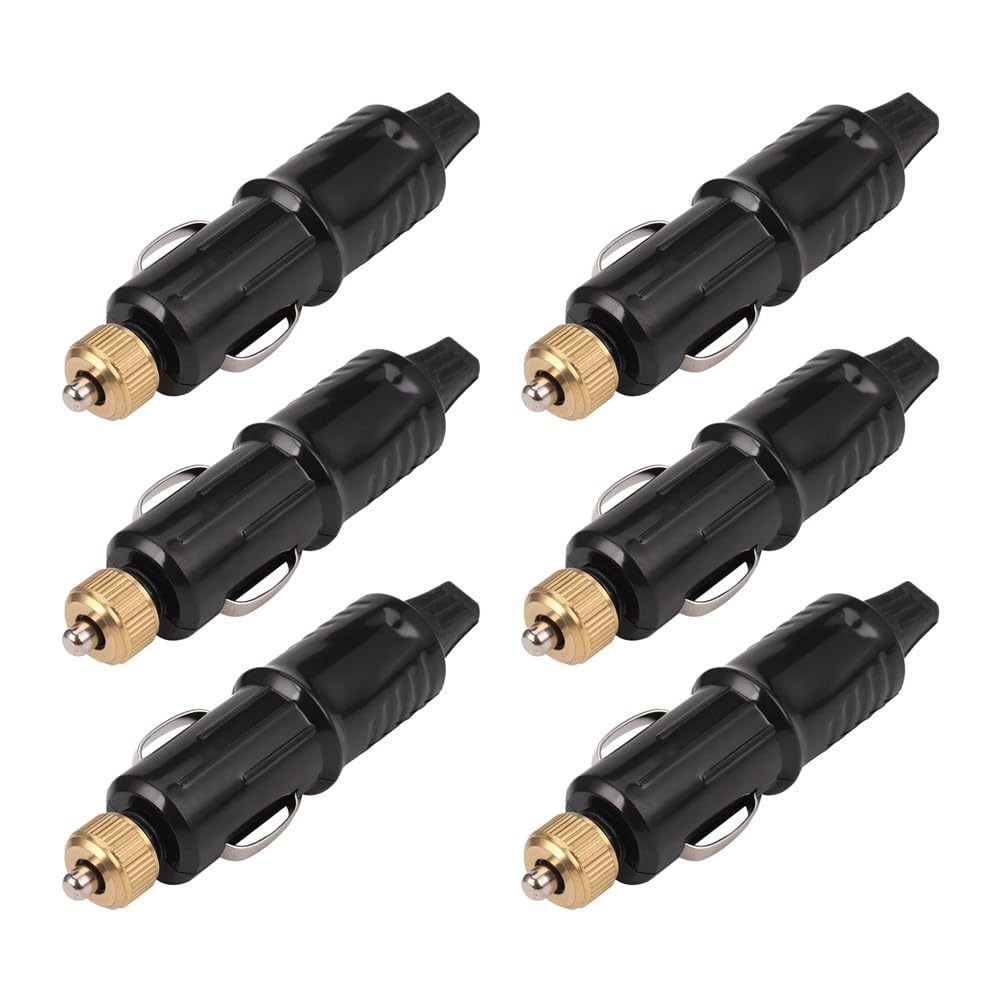 Qhpnunhq 6 x 12/24 V Ersatz Auto Zigarettenanzünder Steckdose Adapter Ladegerät + Sicherungen von Qhpnunhq