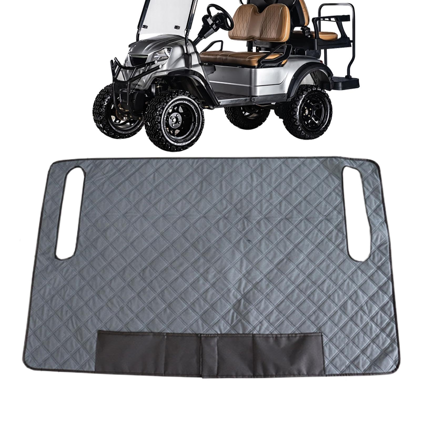 Qhvynpo Golf Cart Seat Covers, Golf Cart Seat Blanket, Winter Warm Golf Cart Seat Cushion, Golf Cart Seat Protectors for Front Seat, Golf Cart Accessories, Golf Cart Seat Blanket for Warmth von Qhvynpo