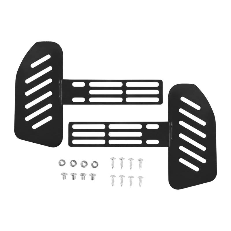 Qianly Elektrische Fahrrad-Fußstütze, Fahrzeugmodifikation, DIY-Set, leicht, rutschfest, einfache Installation, E-Bike-Zubehör von Qianly