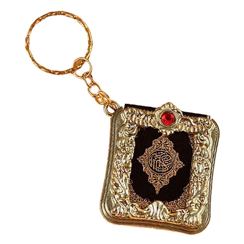 Qianly Mini Schlüsselanhänger, Arabischer ischer Schlüsselanhänger, Schlüsselanhänger, Gedenkschmuck, Golden von Qianly