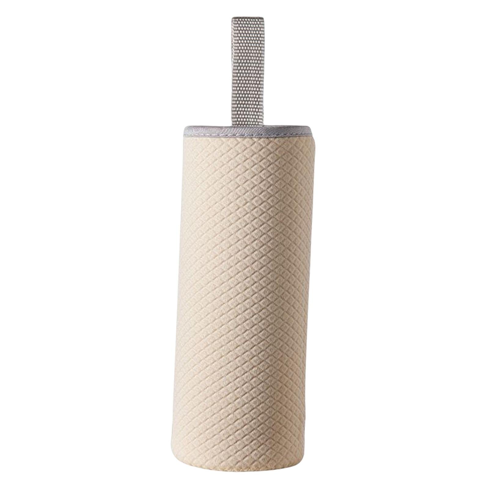 Qianly Wasserflaschentaschenhalter, Neopren Isolierte Flaschenhalterabdeckung für 550 Ml Flaschen mit Griff für Mädchen, Jungen Und Erwachsene, Beige von Qianly