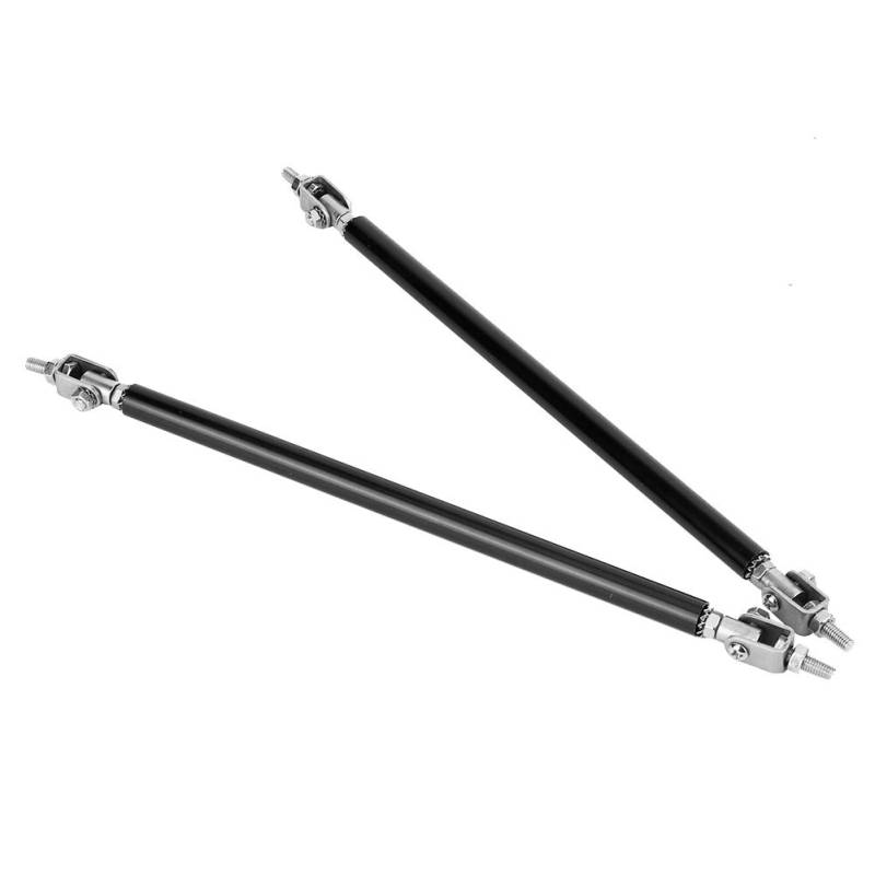 2pcs Car Lift Supports, einstellbare Frontstoßstange Lip Splitter Strut Rod Tie Support Bar Edelstahl von Qiilu