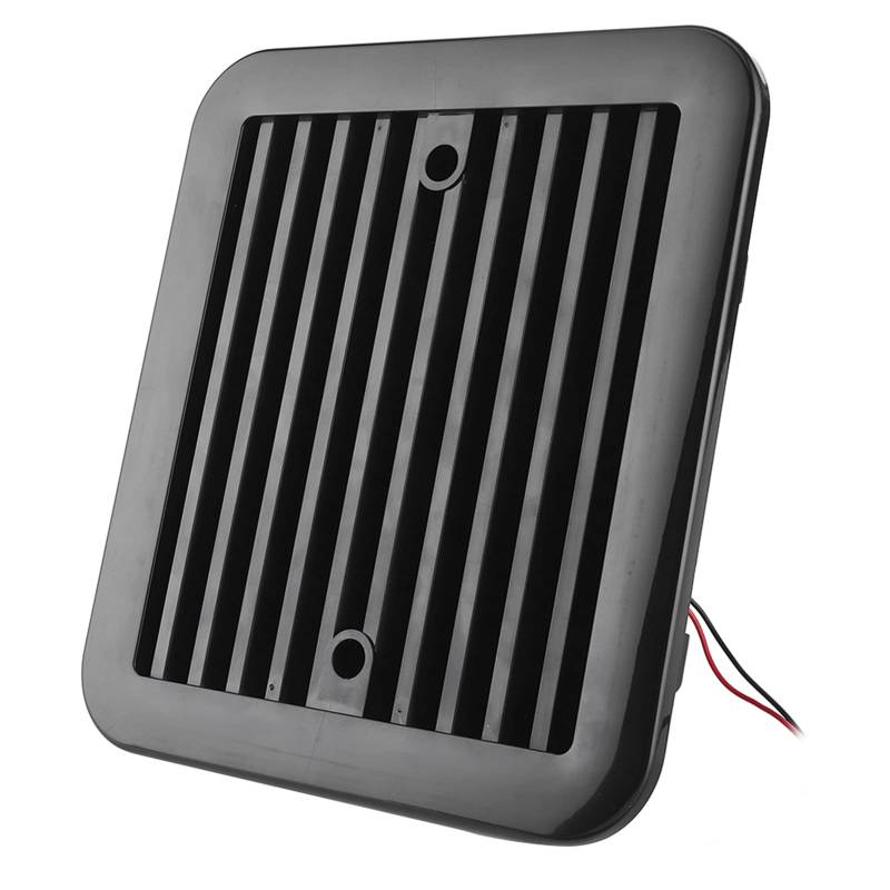 12V 4W Lüfter mit Rollläden Vent One Way Side Starker Wind Luftauslass Ventilator Lüfter Air Vent mit Lüfter Car Styling Zubehör von Qiilu