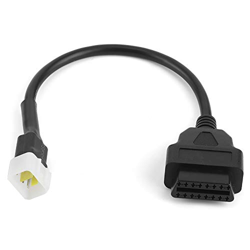 6 PIN zu 16 PIN Adapterkabel, Diagnose 6 Pin zu 2 16 Pin Adapterkabel Motorradfehlererkennungsstecker Passend für Sinnis von Qiilu